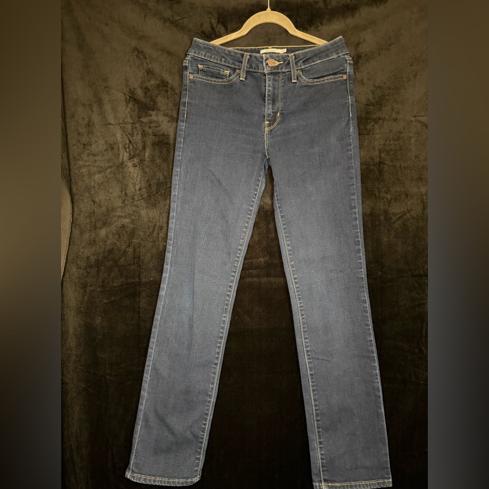 Levi's Women's Straight Leg Jeans - Dark Blue 27/32